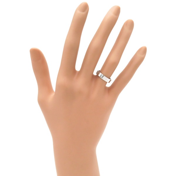 グッチ GUCCI リング 指輪 アイコン スリム K18WG ホワイトゴールド #8 Au750 750 18K 7.5号 660070【中古】