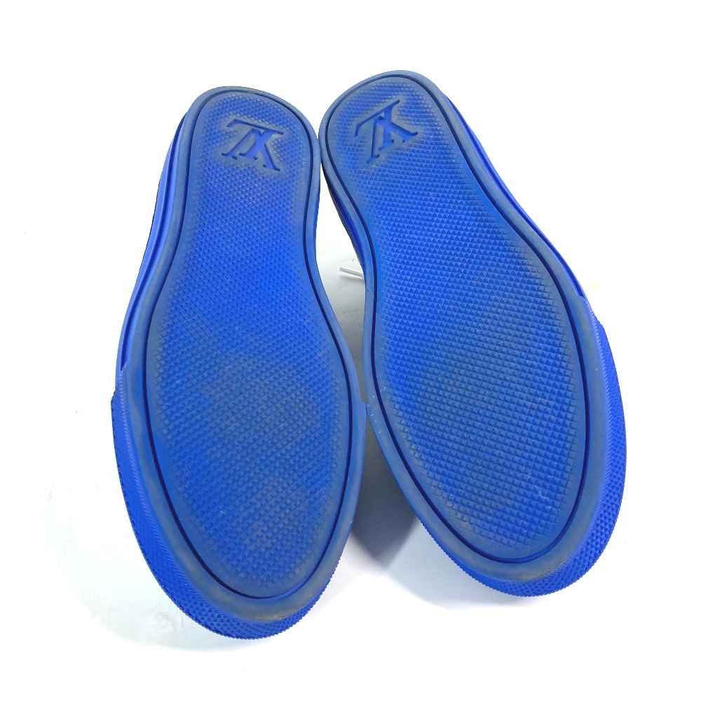 スニーカー 1A65TZ ステラー ライン テクニカルファブリック モノグラム 靴 シューズ ローカット レザー ブルー スニーカー 1A65TZ ステラー ライン テクニカルファブリック モノグラム 靴 シューズ ローカット レザー ブルー