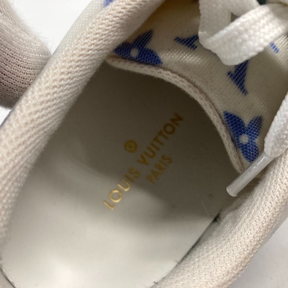 スニーカー 1A65TZ ステラー ライン テクニカルファブリック モノグラム 靴 シューズ ローカット レザー ブルー スニーカー 1A65TZ ステラー ライン テクニカルファブリック モノグラム 靴 シューズ ローカット レザー ブルー