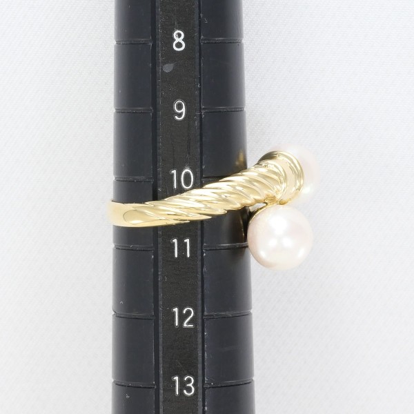 K18 18金 YG リング 指輪 10.5号 パール(真珠) 約7.5mm ジュエリー 中古 K18 18金 YG リング 指輪 10.5号 パール(真珠) 約7.5mm ジュエリー 中古