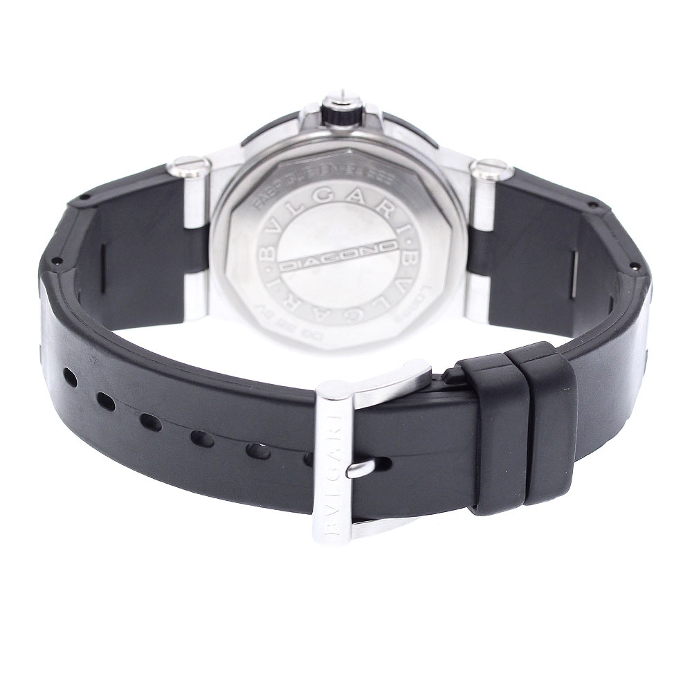 ブルガリ BVLGARI DG35SV ディアゴノ デイト 自動巻き メンズ 保証書付き_827656【中古】