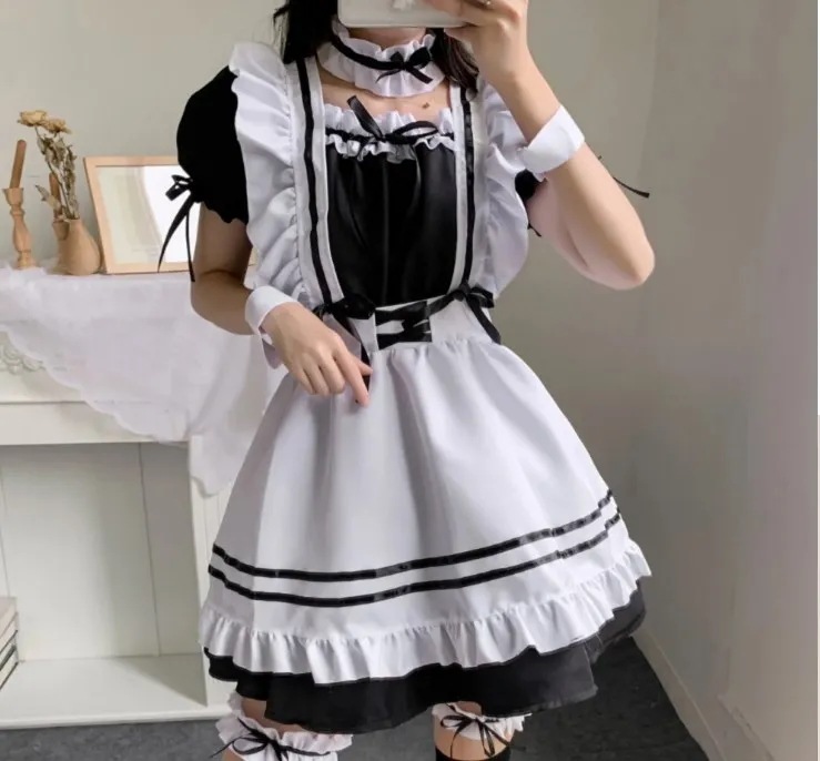 女性のための黒のロリータドレス,コスプレ衣装,愛らしい,ピンク,ハロウィーンの服,新しいコレクション2023 女性のための黒のロリータドレス,コスプレ衣装,愛らしい,ピンク,ハロウィーンの服,新しいコレクション2023
