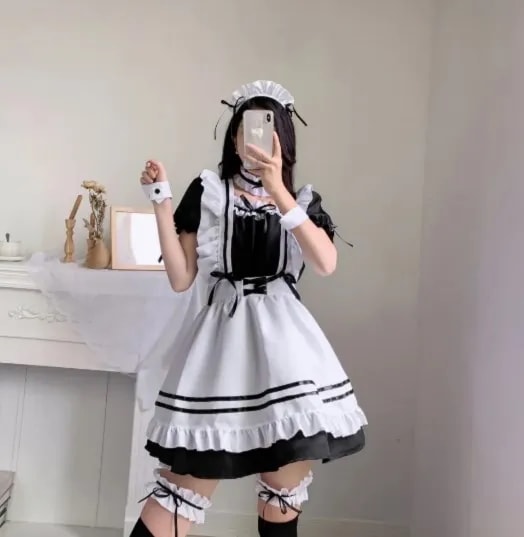 女性のための黒のロリータドレス,コスプレ衣装,愛らしい,ピンク,ハロウィーンの服,新しいコレクション2023 女性のための黒のロリータドレス,コスプレ衣装,愛らしい,ピンク,ハロウィーンの服,新しいコレクション2023
