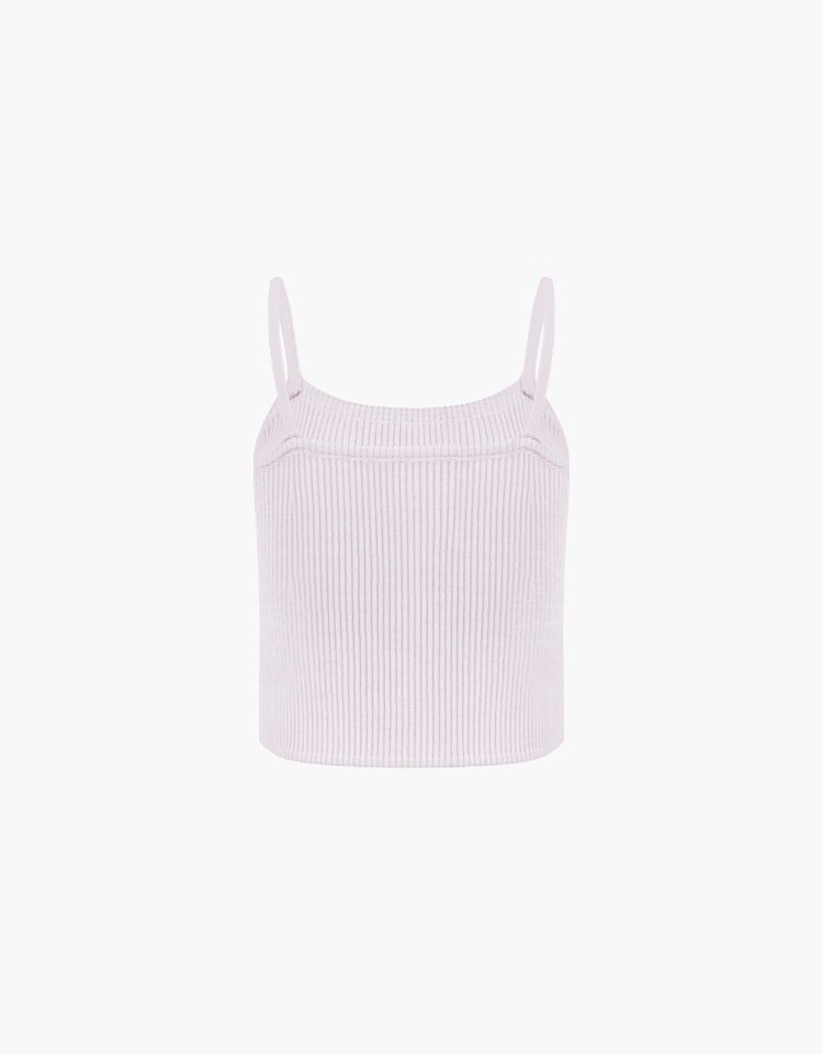 【DEPOUND】 SLEEVELESS KNIT TOP : LIGHT VIOLET 【DEPOUND】 SLEEVELESS KNIT TOP : LIGHT VIOLET
