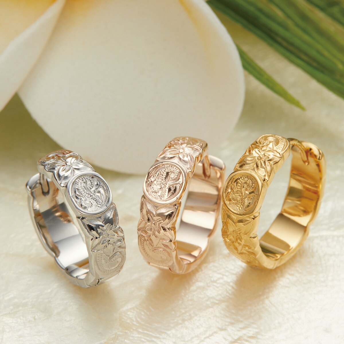 フープピアス 片耳用 1個売り サージカルステンレス316L ハワジュ 波 プルメリア コイン フープピアス 片耳用 1個売り サージカルステンレス316L ハワジュ 波 プルメリア コイン