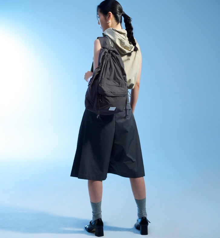 FENNEC】 DRAWSTRING BACKPACK : GREY