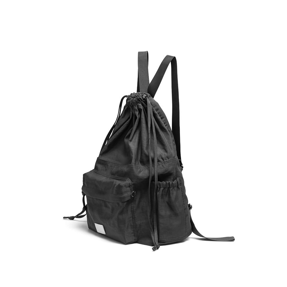 FENNEC】 DRAWSTRING BACKPACK : GREY