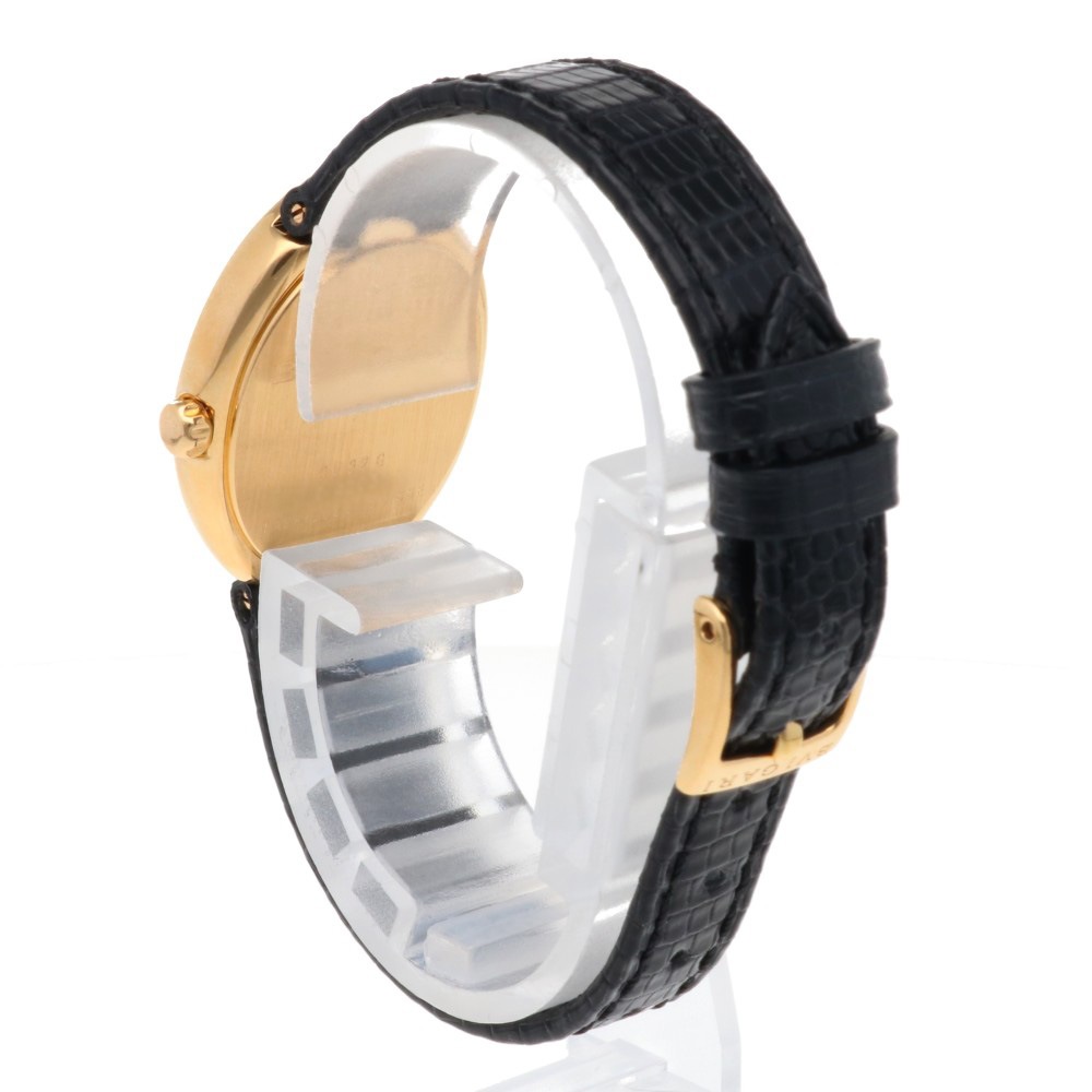 ブルガリ オーバル 腕時計 18金 K18イエローゴールド OV32G クオーツ 1年保証 BVLGARI 中古 美品