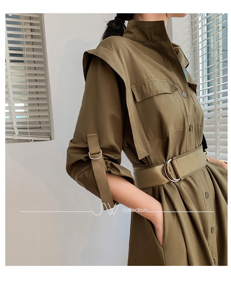 ワンピース シャツワンピース フレアワンピース 膝下 ミモレ ミモレ丈 袖あり 長袖 Vネック 襟付き スタンダードカラー フレア Aライン ベルト ウエストマーク ハイウエスト 前開き ボタン ワンピース シャツワンピース フレアワンピース 膝下 ミモレ ミモレ丈 袖あり 長袖 Vネック 襟付き スタンダードカラー フレア Aライン ベルト ウエストマーク ハイウエスト 前開き ボタン