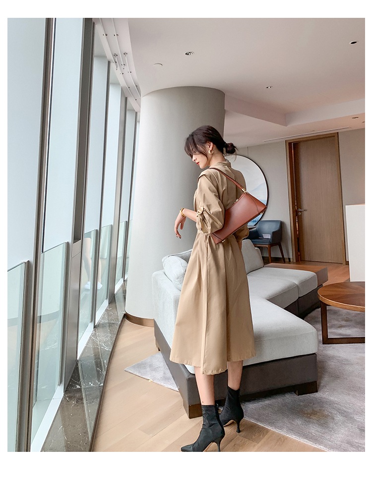 ワンピース シャツワンピース フレアワンピース 膝下 ミモレ ミモレ丈 袖あり 長袖 Vネック 襟付き スタンダードカラー フレア Aライン ベルト ウエストマーク ハイウエスト 前開き ボタン ワンピース シャツワンピース フレアワンピース 膝下 ミモレ ミモレ丈 袖あり 長袖 Vネック 襟付き スタンダードカラー フレア Aライン ベルト ウエストマーク ハイウエスト 前開き ボタン