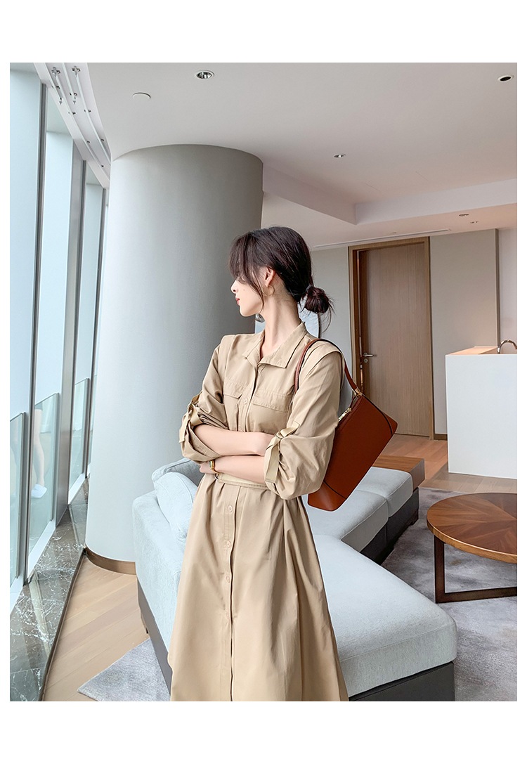 ワンピース シャツワンピース フレアワンピース 膝下 ミモレ ミモレ丈 袖あり 長袖 Vネック 襟付き スタンダードカラー フレア Aライン ベルト ウエストマーク ハイウエスト 前開き ボタン ワンピース シャツワンピース フレアワンピース 膝下 ミモレ ミモレ丈 袖あり 長袖 Vネック 襟付き スタンダードカラー フレア Aライン ベルト ウエストマーク ハイウエスト 前開き ボタン