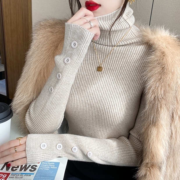 トップス ニットソー プルオーバー インナー ミディアム丈 袖あり 長袖 タートルネック ボタン スリム リブニット 伸縮性 薄手 ベージュ ホワイト ブラック カジュアル 上品 お洒落 個性的 トップス ニットソー プルオーバー インナー ミディアム丈 袖あり 長袖 タートルネック ボタン スリム リブニット 伸縮性 薄手 ベージュ ホワイト ブラック カジュアル 上品 お洒落 個性的