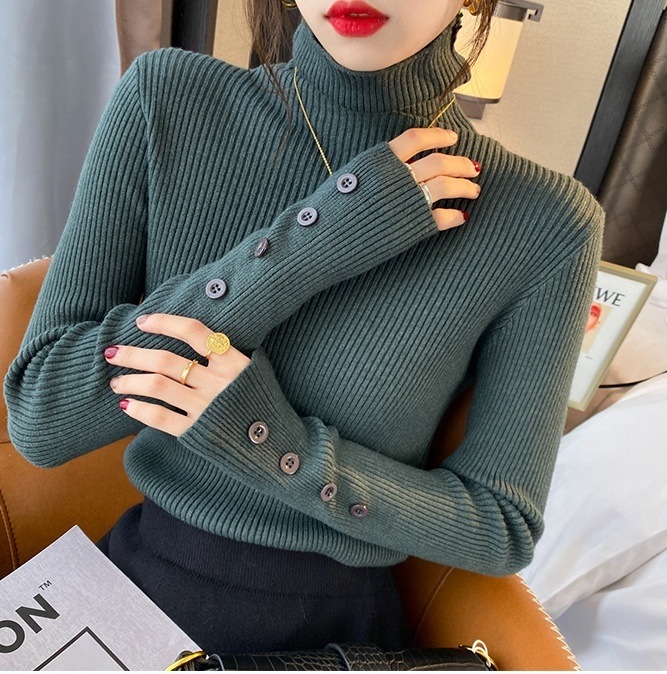 トップス ニットソー プルオーバー インナー ミディアム丈 袖あり 長袖 タートルネック ボタン スリム リブニット 伸縮性 薄手 ベージュ ホワイト ブラック カジュアル 上品 お洒落 個性的 トップス ニットソー プルオーバー インナー ミディアム丈 袖あり 長袖 タートルネック ボタン スリム リブニット 伸縮性 薄手 ベージュ ホワイト ブラック カジュアル 上品 お洒落 個性的