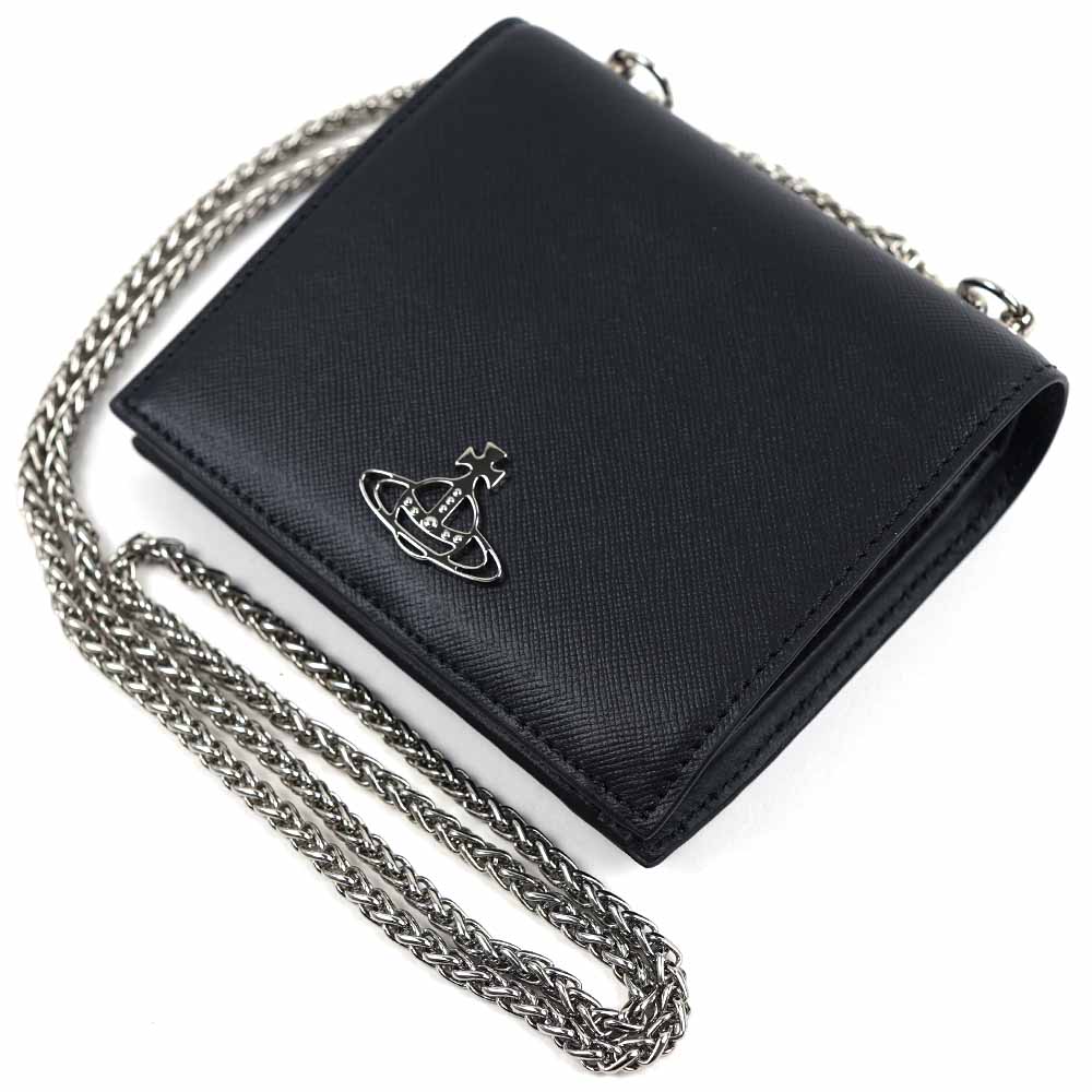 ヴィヴィアンウエストウッド 二つ折り財布 Vivienne Westwood レディース カードケース ウォレットバッグ お財布ポシェット ショルダーバッグ ブラック DEBBIE CARD CASE ヴィヴィアンウエストウッド 二つ折り財布 Vivienne Westwood レディース カードケース ウォレットバッグ お財布ポシェット ショルダーバッグ ブラック DEBBIE CARD CASE
