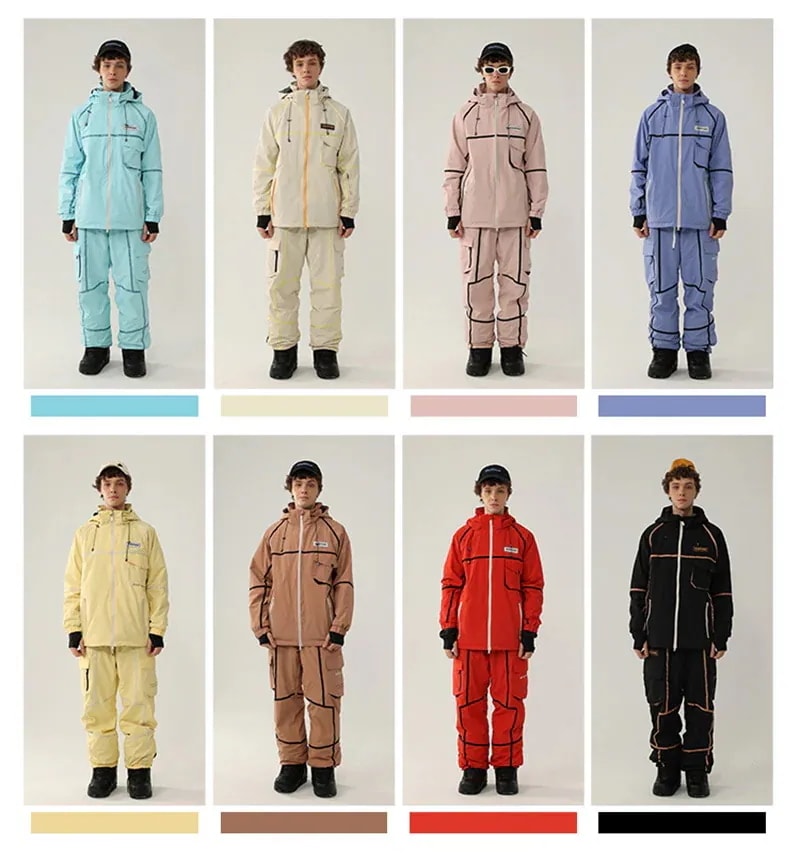 スノーボードウェア レディース メンズ 上下セット セットアップ スキーウェア スノボウェア 男女兼用 ジャケット ロングパンツ カッコイイ スノーボードウェア レディース メンズ 上下セット セットアップ スキーウェア スノボウェア 男女兼用 ジャケット ロングパンツ カッコイイ