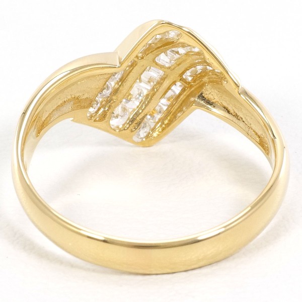 K18 18金 YG イエローゴールド リング 指輪 13号 ダイヤ 0.37 ジュエリー 中古 K18 18金 YG イエローゴールド リング 指輪 13号 ダイヤ 0.37 ジュエリー 中古