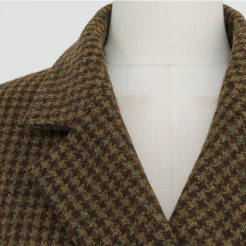 クリック&ファニー [80% ウール] クラディンチェックジャケット [SMLサイズ]