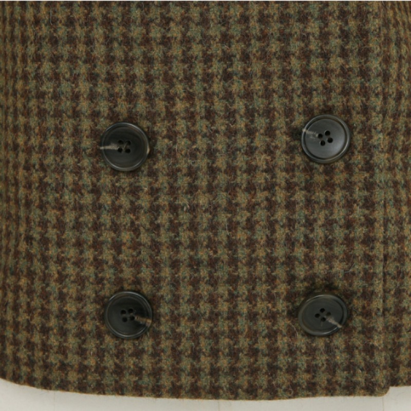 クリック&ファニー [80% ウール] クラディンチェックジャケット [SMLサイズ]