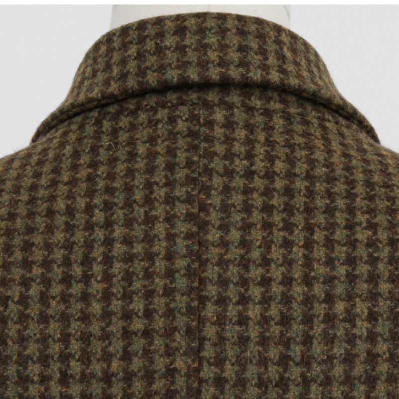 クリック&ファニー [80% ウール] クラディンチェックジャケット [SMLサイズ]