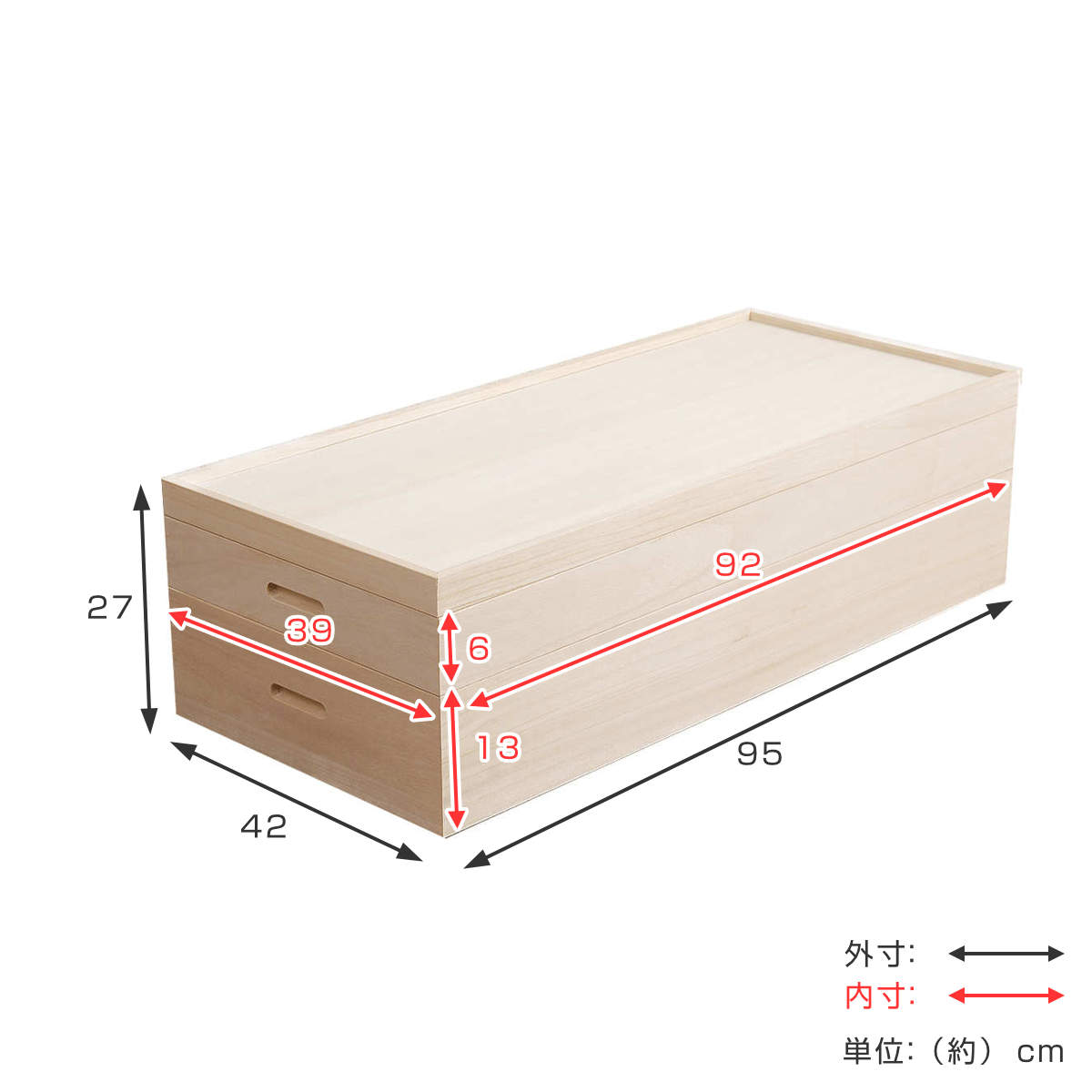 桐 衣装ケース 2段 衣装箱 日本製 セミロング 完成品 桐衣装箱 天然木 木製 衣類収納 着物収納 収納 蓋つき フタ付き 二段 ケース ボックス 収納ケース 着物 衣類 着物用_2