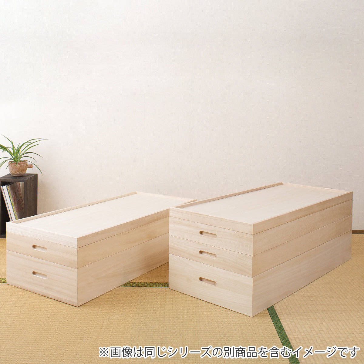 桐 衣装ケース 2段 衣装箱 日本製 セミロング 完成品 桐衣装箱 天然木 木製 衣類収納 着物収納 収納 蓋つき フタ付き 二段 ケース ボックス 収納ケース 着物 衣類 着物用_10