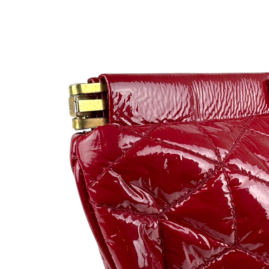 ミュウミュウ MIUMIU クラッチバッグ パテントレザー ダークレッド ゴールド レディース z5402 ミュウミュウ MIUMIU クラッチバッグ パテントレザー ダークレッド ゴールド レディース z5402