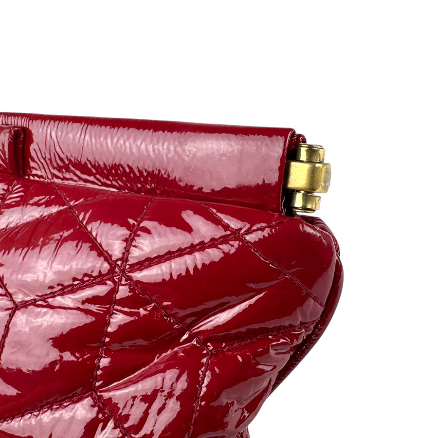 ミュウミュウ MIUMIU クラッチバッグ パテントレザー ダークレッド ゴールド レディース z5402 ミュウミュウ MIUMIU クラッチバッグ パテントレザー ダークレッド ゴールド レディース z5402