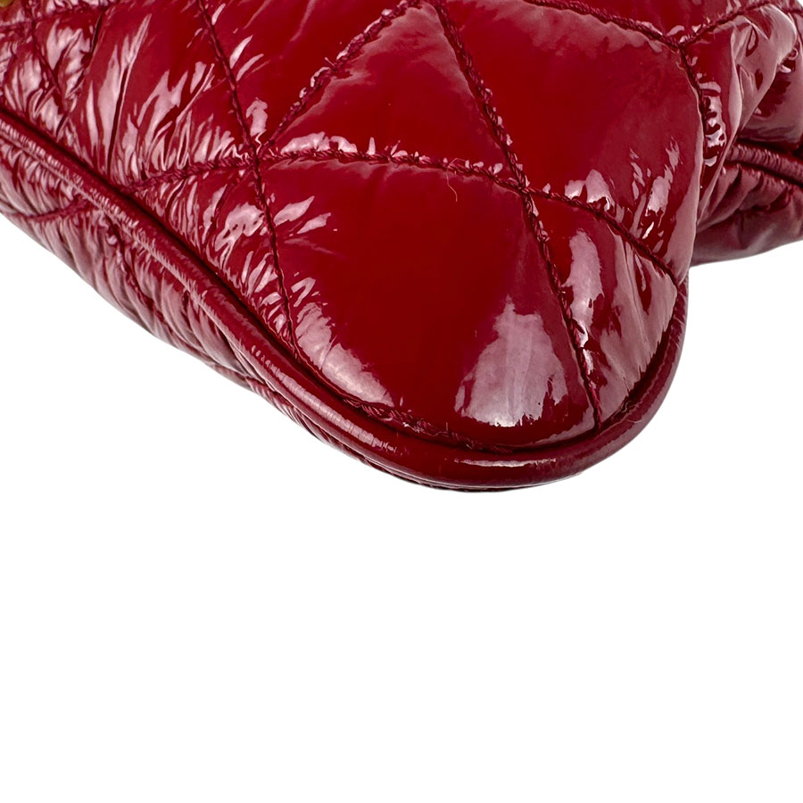 ミュウミュウ MIUMIU クラッチバッグ パテントレザー ダークレッド ゴールド レディース z5402 ミュウミュウ MIUMIU クラッチバッグ パテントレザー ダークレッド ゴールド レディース z5402