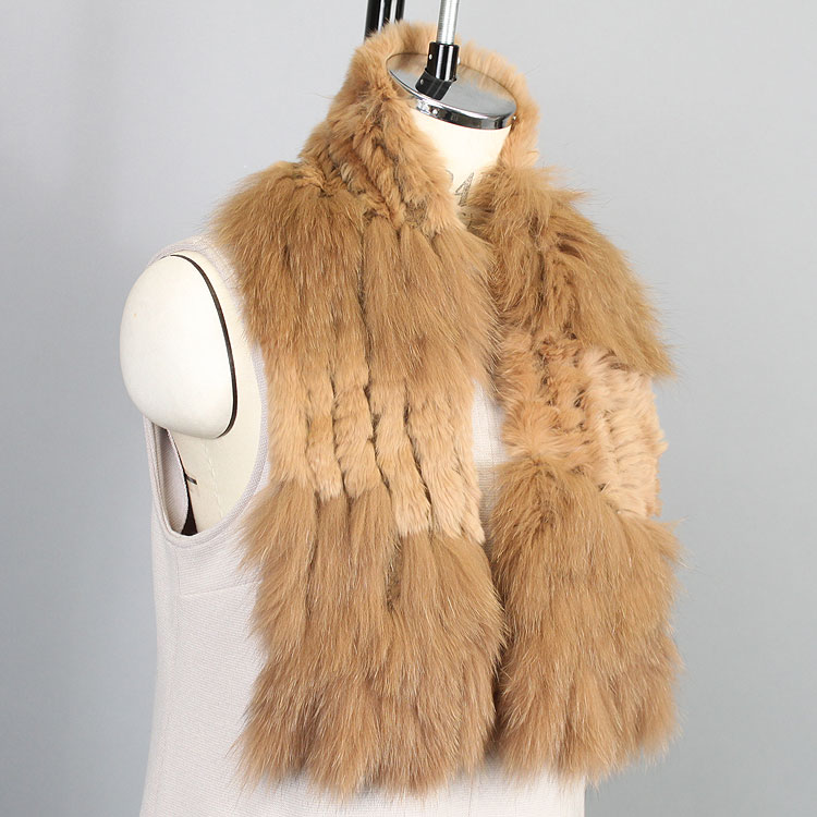 ブルーフォックス ラビット ファー マフラー 送料無料 レディース ギフト プレゼント