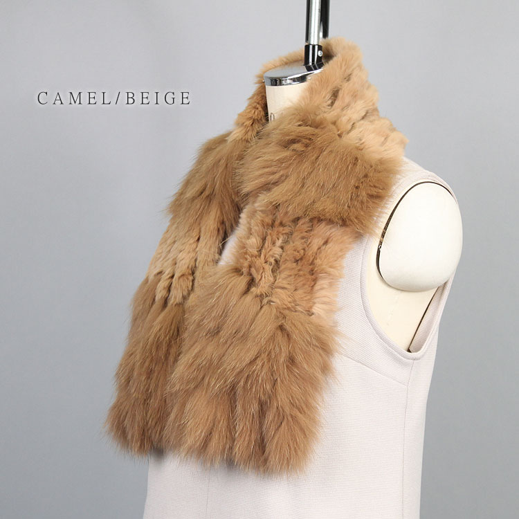 ブルーフォックス ラビット ファー マフラー 送料無料 レディース ギフト プレゼント