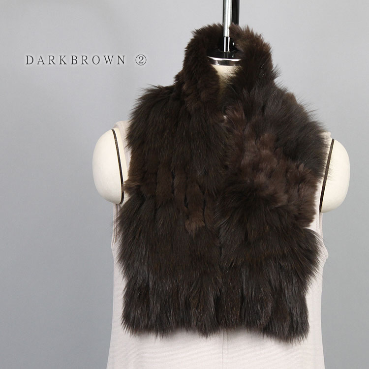 ブルーフォックス ラビット ファー マフラー 送料無料 レディース ギフト プレゼント