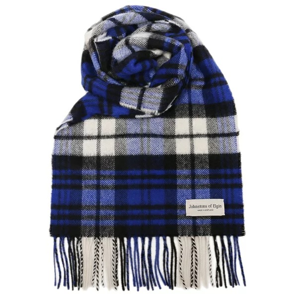 マフラー ホワイト ブルー メンズ レディース ユニセックス WA000016 KU0123 小判 マフラー ホワイト ブルー メンズ レディース ユニセックス WA000016 KU0123 小判