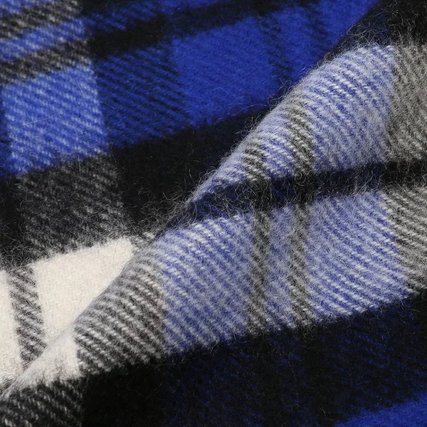 マフラー ホワイト ブルー メンズ レディース ユニセックス WA000016 KU0123 小判 マフラー ホワイト ブルー メンズ レディース ユニセックス WA000016 KU0123 小判