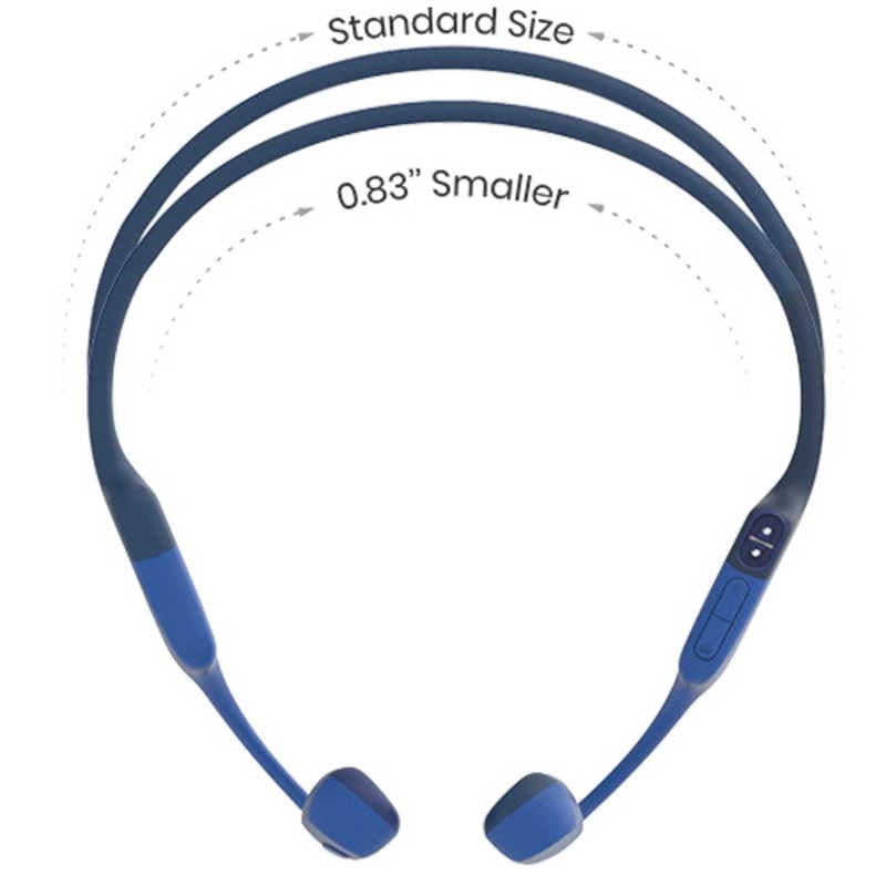 SHOKZ 骨伝導イヤホン OpenRun Mini Blue [リモコンマイク SHOKZ 骨伝導イヤホン OpenRun Mini Blue [リモコンマイク