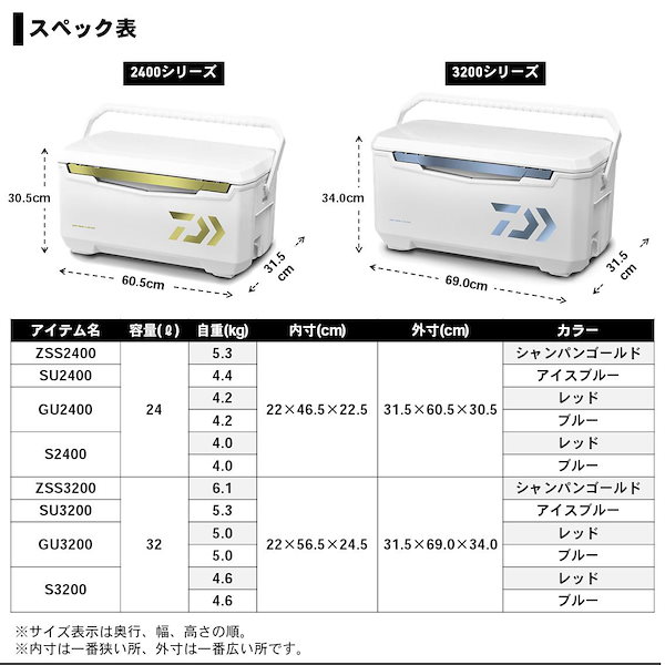 Qoo10] ダイワ ライトトランクα S 3200