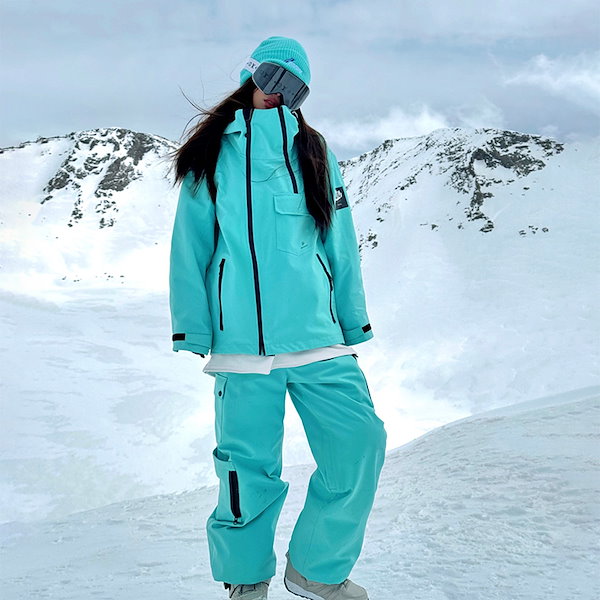 NNN エヌスリー　スノーボードウェア 青 韓国 NNN エヌスリー スノーボードウェア 青 韓国