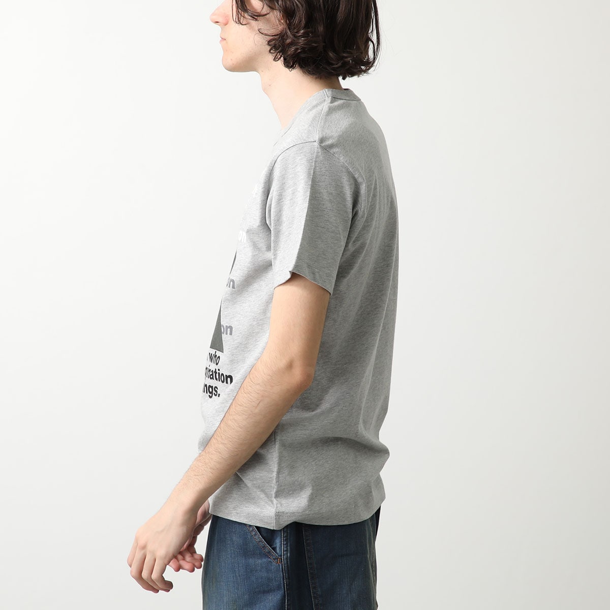 COMME des GARCONS SHIRT × Andy Warhol コムデギャルソン アンディ・ウォーホル コラボ 半袖 Tシャツ FM T004 S24 メンズ クルーネック カラー2色
