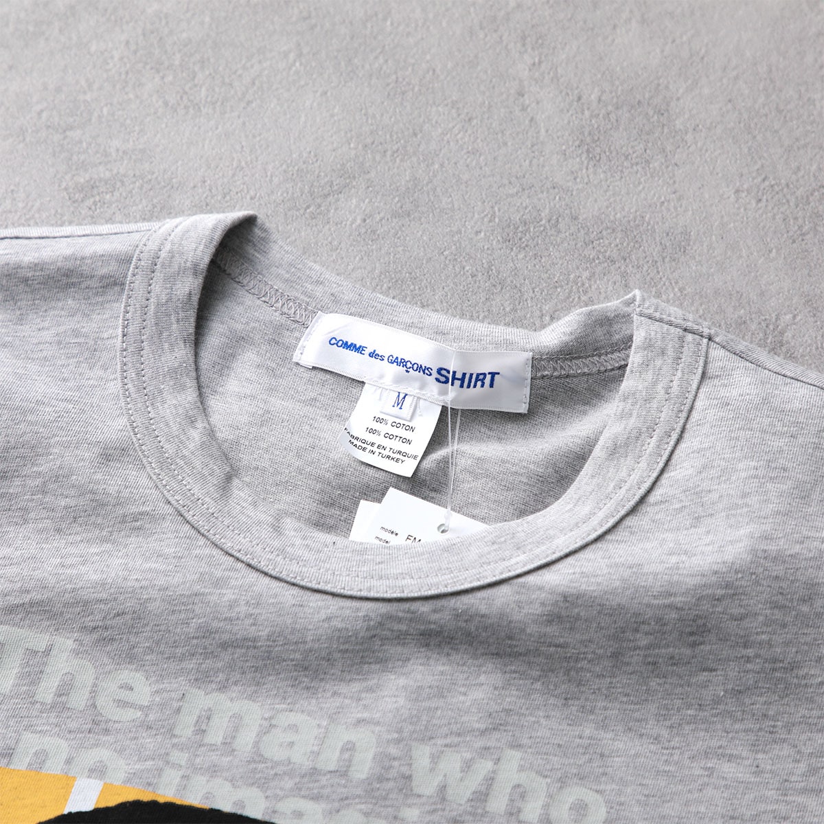 COMME des GARCONS SHIRT × Andy Warhol コムデギャルソン アンディ・ウォーホル コラボ 半袖 Tシャツ FM T004 S24 メンズ クルーネック カラー2色