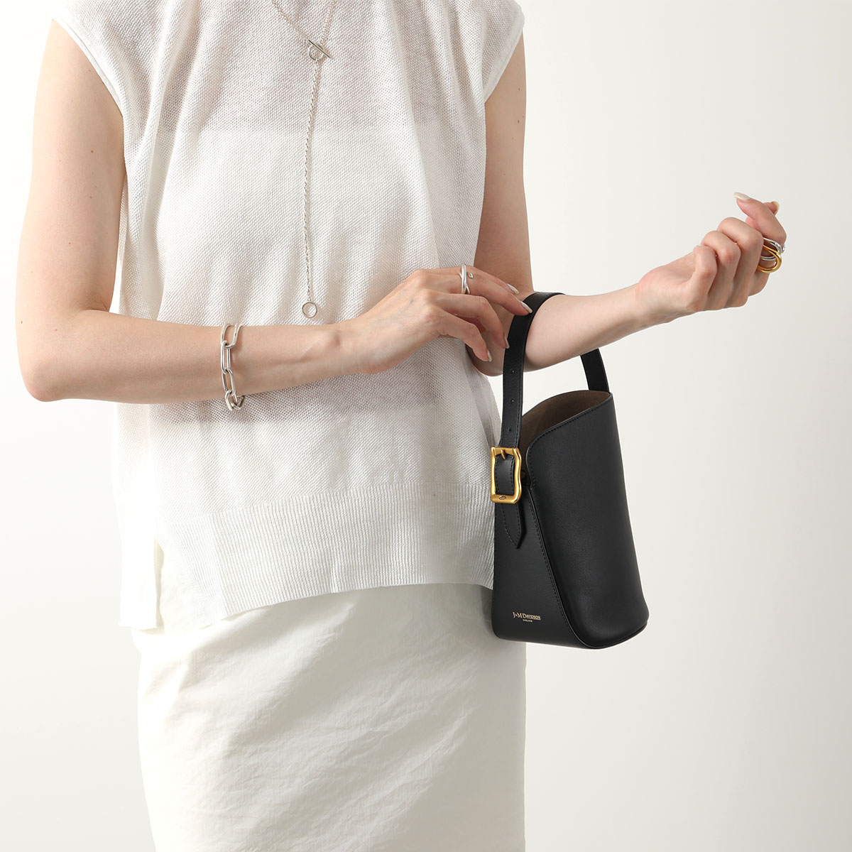 J&M DAVIDSON ハンドバッグ NANO QUIVER BUCKET ナノ クイバー バケット LNSN-0XX-SCXX レディース レザー 鞄 カラ