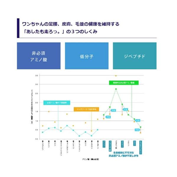 ニッピ あしたも走ろっ 160g x2個 足腰想いのコラーゲン 魚由来 犬用 サプリメント