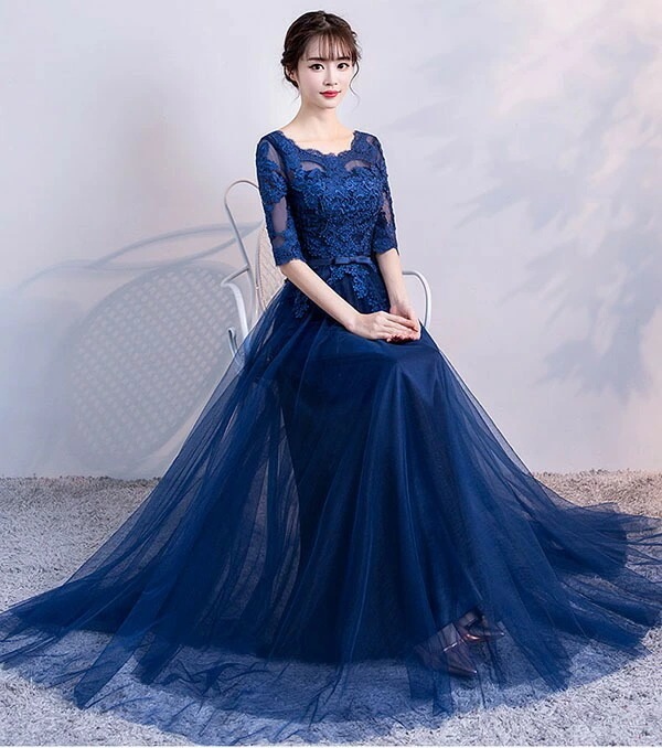 新入荷！ドレス 大人 ピアノ 発表会 演奏会用ドレス ロングドレス 演奏会 イブニングドレス 結婚式 母親 ピアノ発表会 中学生 パーティードレス 発表会ドレス 袖付き 黒 高校生 大きいサイズ コン_7