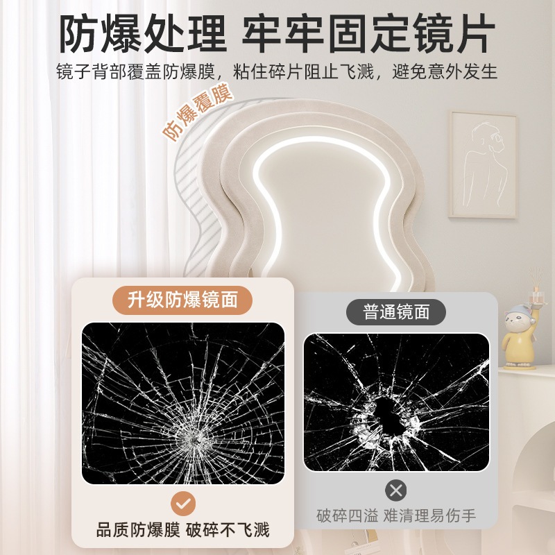 ウェーブフルボディミラーフロアからセーリングミラーledスマートホームベッドルームガールズスペシャル型のライトフィッティングドレッシングミラー ウェーブフルボディミラーフロアからセーリングミラーledスマートホームベッドルームガールズスペシャル型のライトフィッティングドレッシングミラー