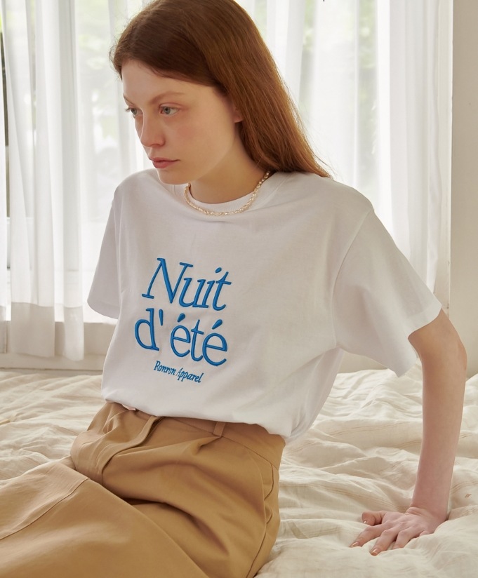 NUIT D ETE T SHIRT 3色 NUIT D ETE T SHIRT 3色