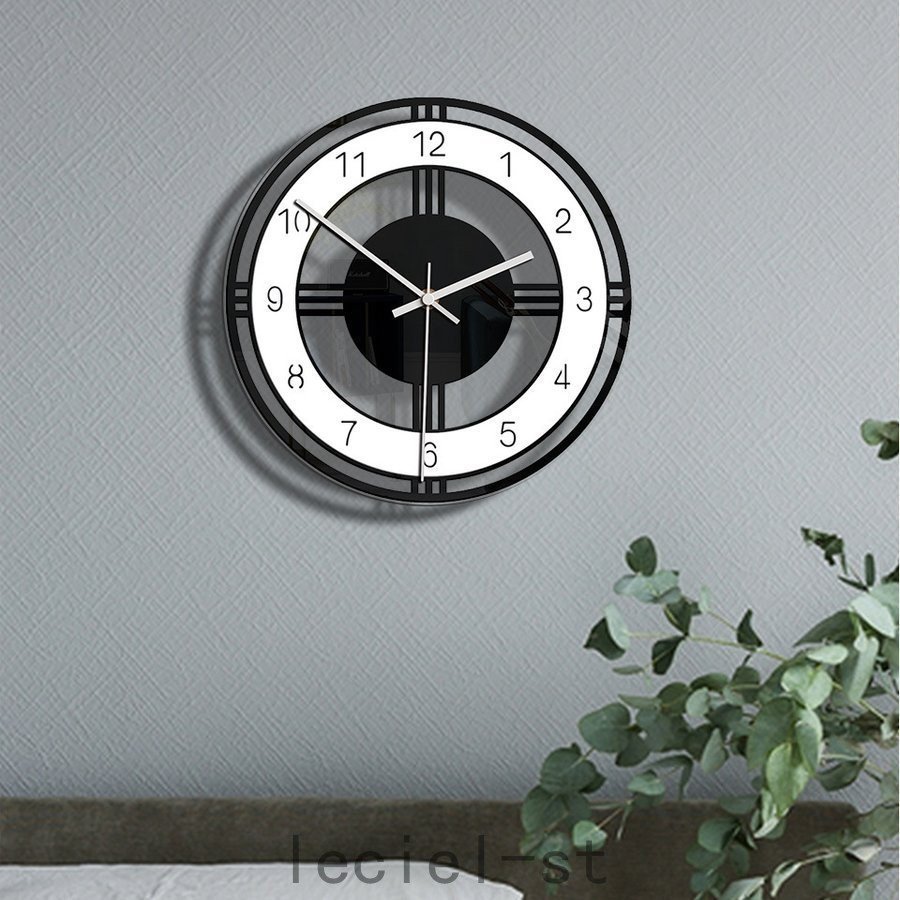 壁掛け 時計 静か 静音 掛け時計 北欧 連続 秒針 見やすい 音がしない おしゃれ 乾電池