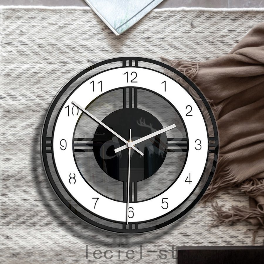 壁掛け 時計 静か 静音 掛け時計 北欧 連続 秒針 見やすい 音がしない おしゃれ 乾電池