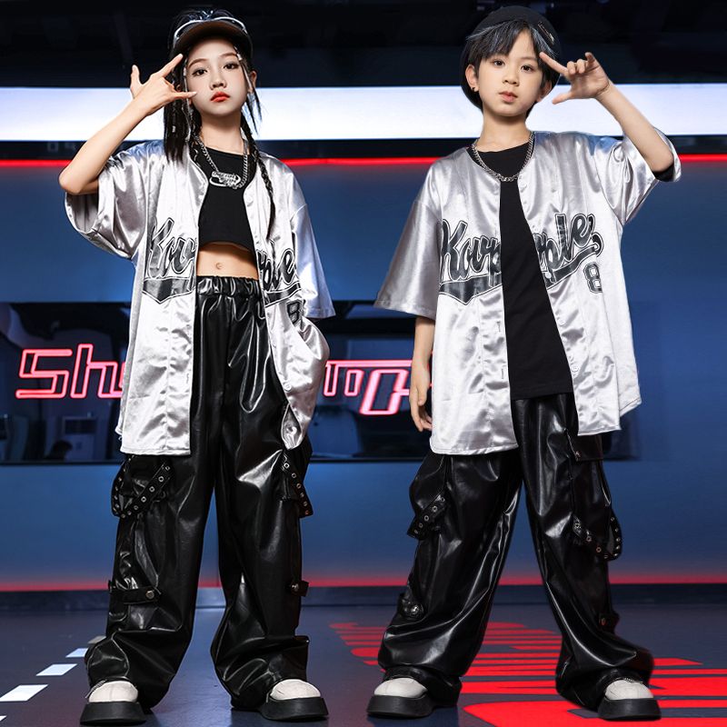 子供の街のダンスの子供のヒップホップのスーツのドラムの演出服のhiphopの男の子のファッション服の女の子のジャズのダンスの服装 子供の街のダンスの子供のヒップホップのスーツのドラムの演出服のhiphopの男の子のファッション服の女の子のジャズのダンスの服装
