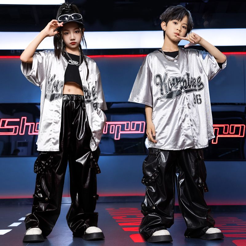 子供の街のダンスの子供のヒップホップのスーツのドラムの演出服のhiphopの男の子のファッション服の女の子のジャズのダンスの服装 子供の街のダンスの子供のヒップホップのスーツのドラムの演出服のhiphopの男の子のファッション服の女の子のジャズのダンスの服装