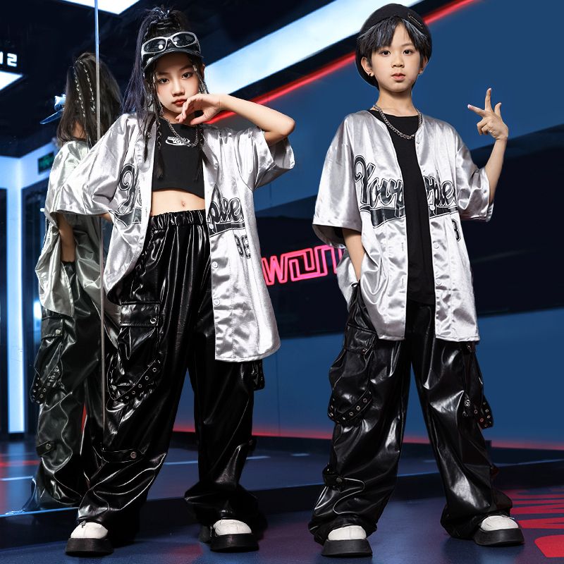 子供の街のダンスの子供のヒップホップのスーツのドラムの演出服のhiphopの男の子のファッション服の女の子のジャズのダンスの服装 子供の街のダンスの子供のヒップホップのスーツのドラムの演出服のhiphopの男の子のファッション服の女の子のジャズのダンスの服装