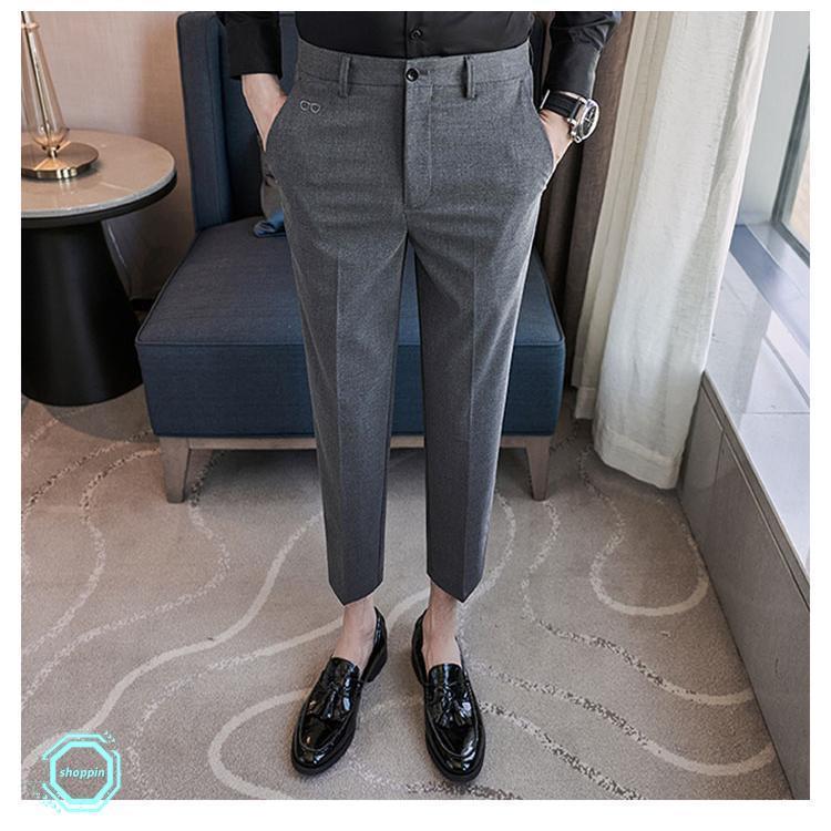 メンズスラックス テーパードパンツ メンズ ストレッチ ロングパンツ 細身 ビジネス カジュアルスーツ シンプル 無地 カジュアル