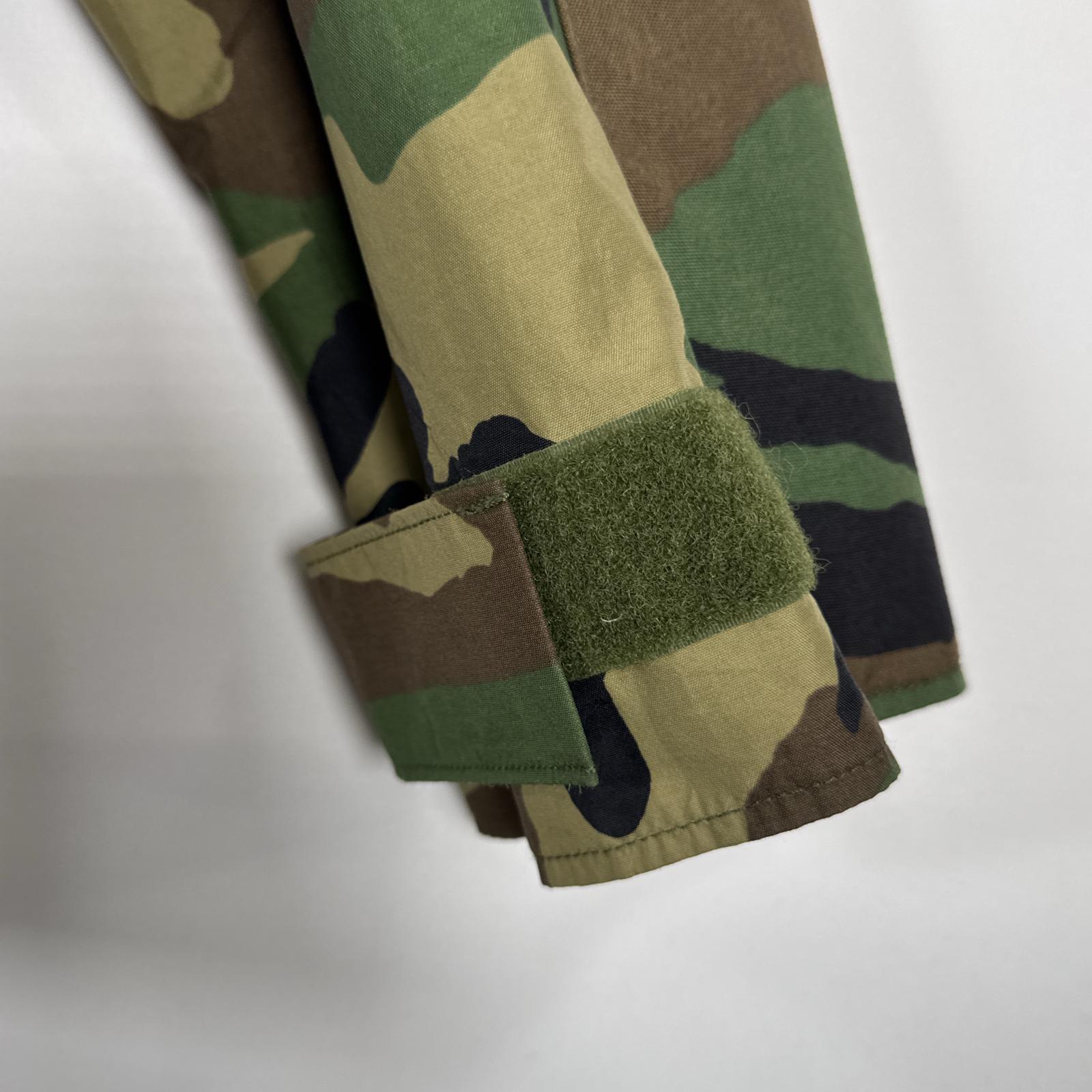 古着 ミリタリージャケット ECWCS GORE-TEX ウッドランド ゴアテックスパーカー 米軍 実物 大きいサイズ 迷彩 カモフラ XL long メンズ